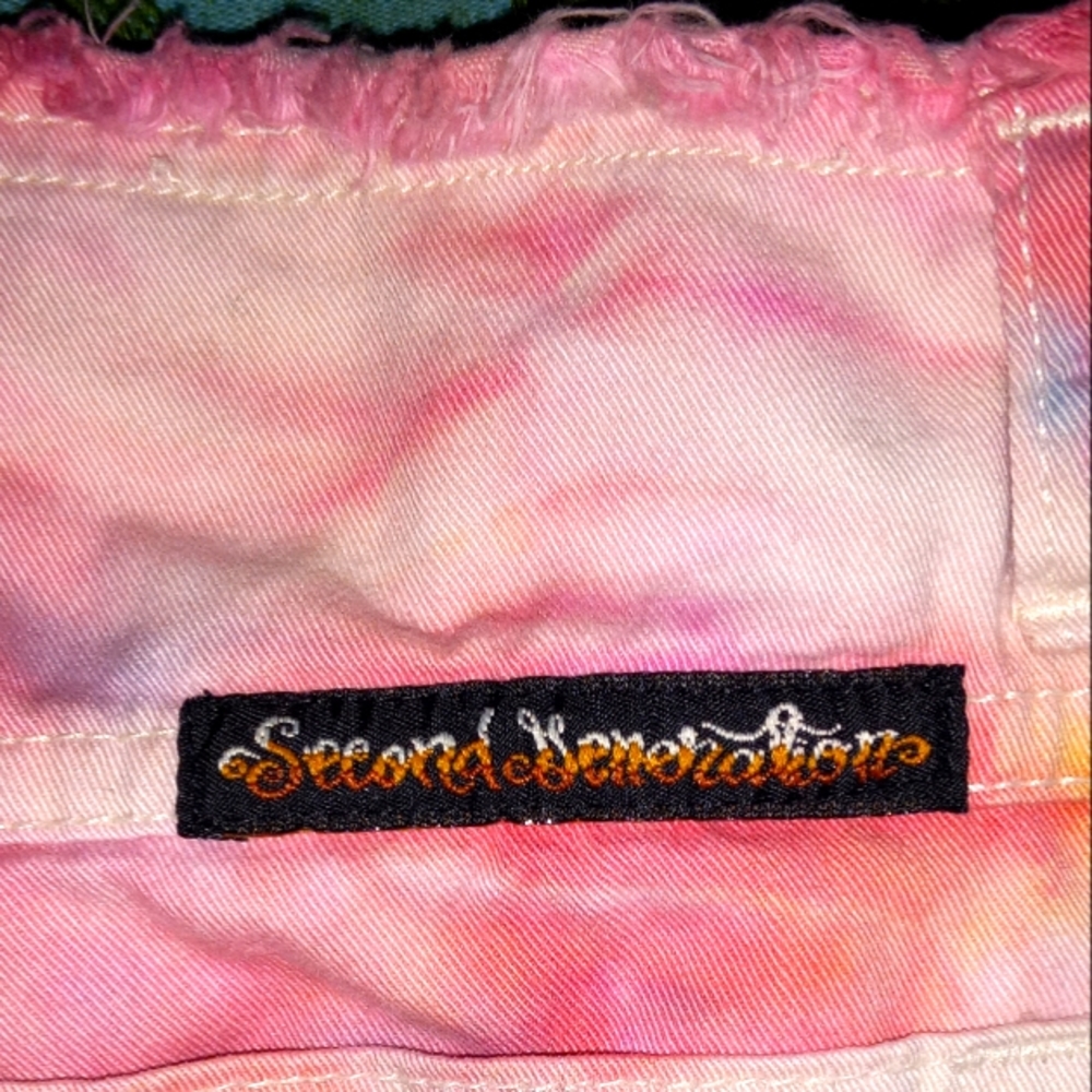 Second Generation tie dye shorts
